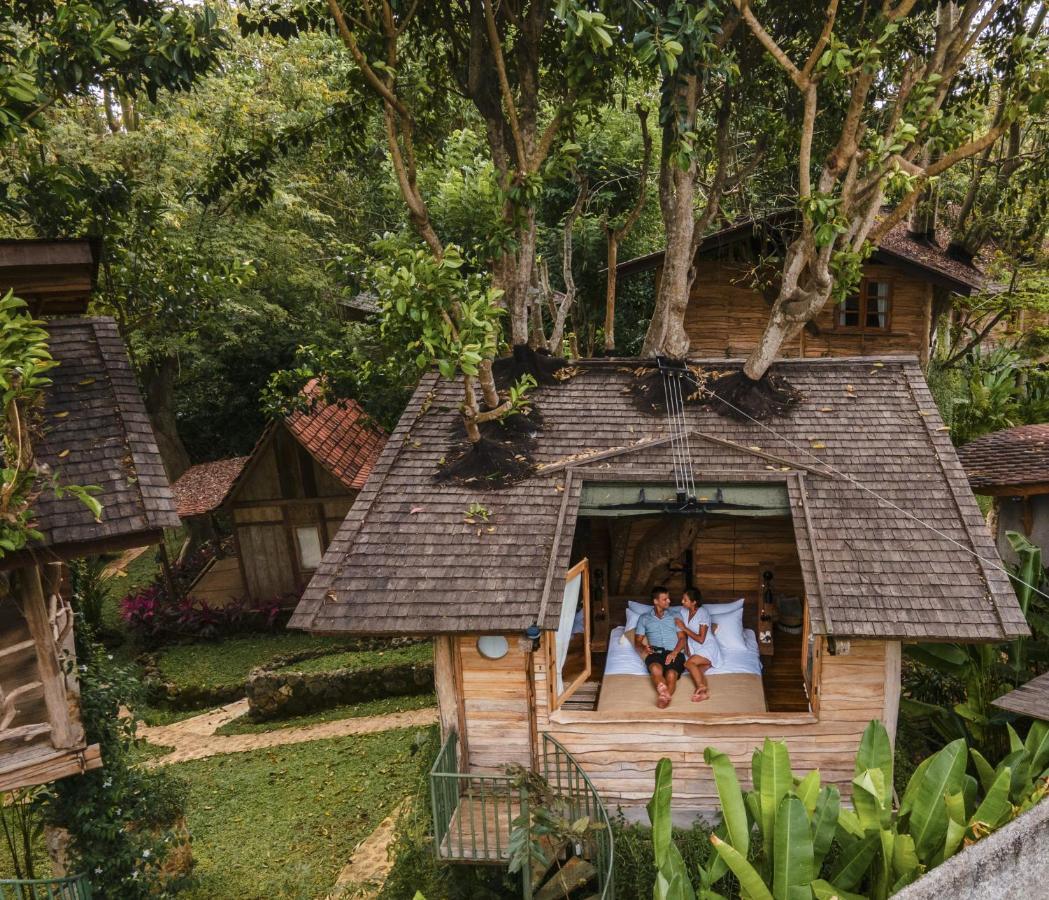 Roots Tree House Villa Uluwatu Exterior foto